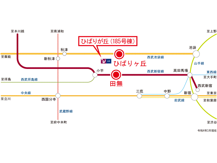 apartment 東久留米市ひばりが丘団地185

住棟配置図