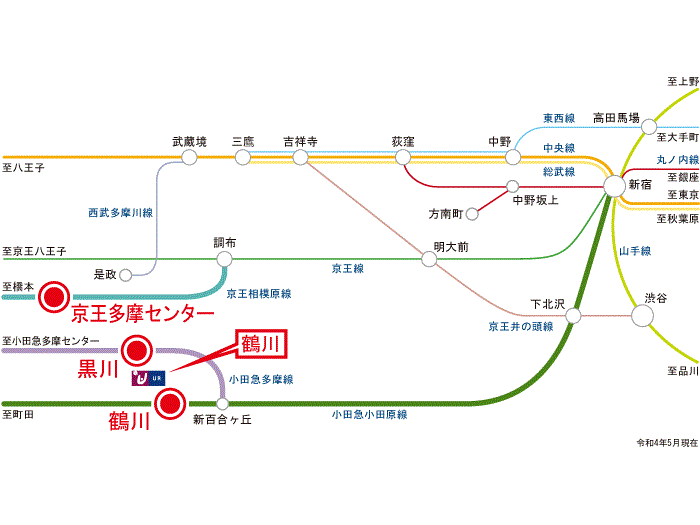 apartment 町田市鶴川5ほか

住棟配置図