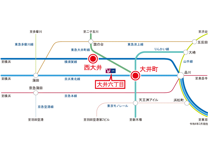 apartment 品川区大井6-9-32

住棟配置図