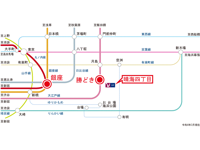 apartment 中央区晴海４－１－１

住棟配置図