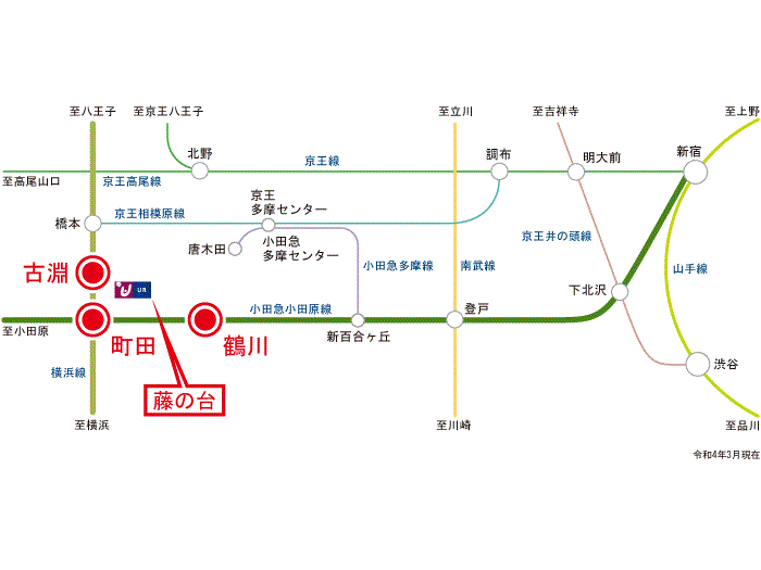apartment 町田市藤の台1-1ほか

住棟配置図