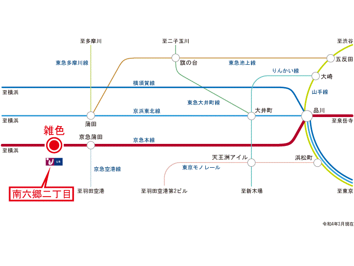 apartment 大田区南六郷2-35

住棟配置図