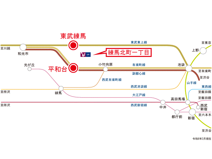 apartment 練馬区北町1-11-12

住棟配置図