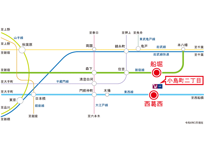 apartment 江戸川区西葛西5-8ほか

住棟配置図