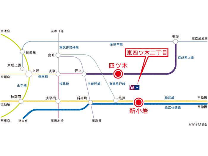 apartment 葛飾区東四つ木2-8-12

住棟配置図