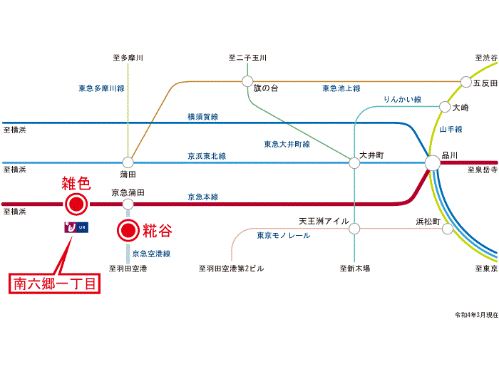 apartment 大田区南六郷1-29ほか

住棟配置図