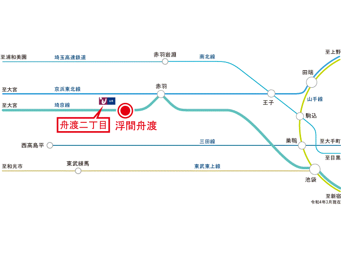 apartment 板橋区舟渡2-16

住棟配置図