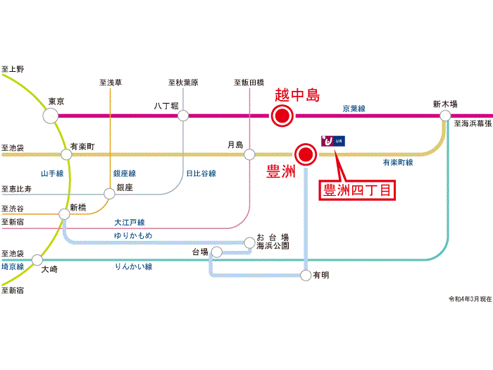 apartment 江東区豊洲4-10

住棟配置図