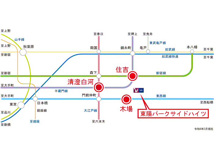 apartment 江東区東陽6-5-13

住棟配置図