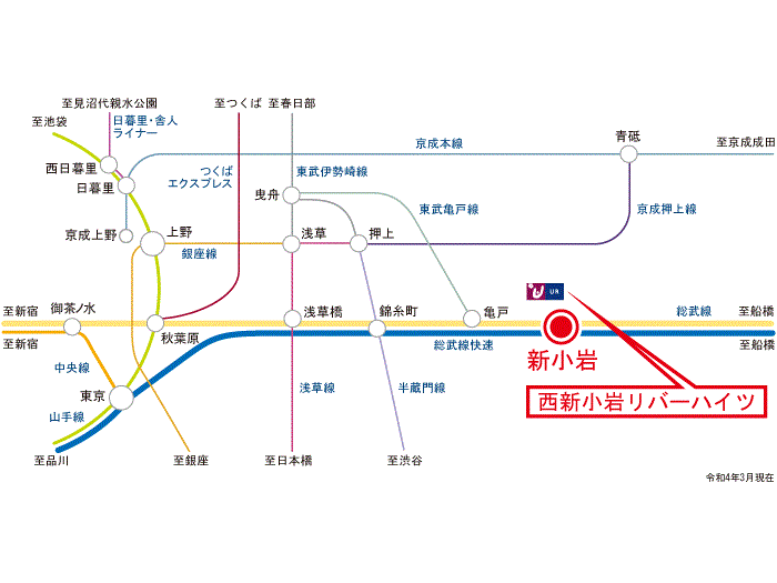 apartment 葛飾区西新小岩2-1

住棟配置図