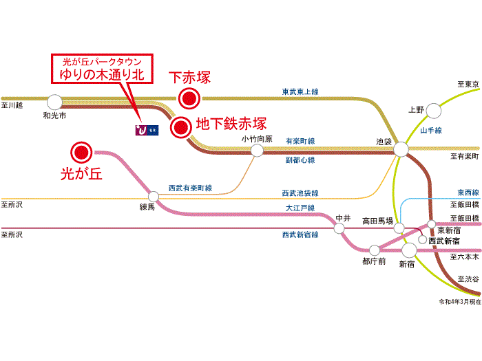 apartment 板橋区赤塚新町3-32

住棟配置図