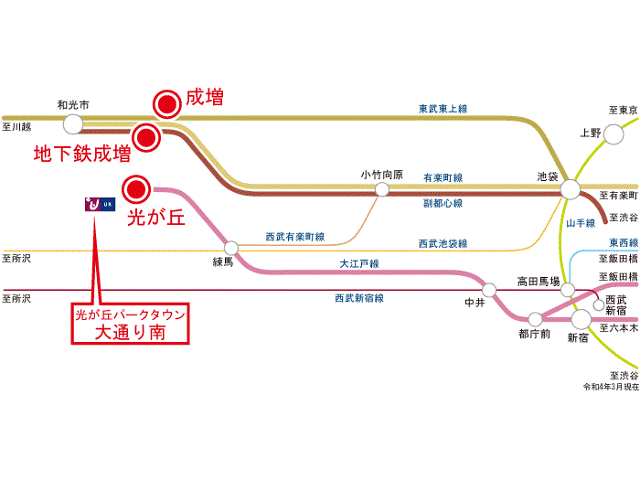 apartment 練馬区光が丘7-3ほか

住棟配置図