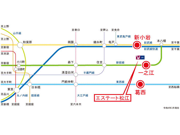 apartment 江戸川区松江7-26-1ほか

住棟配置図