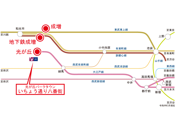 apartment 練馬区光が丘3-8

住棟配置図