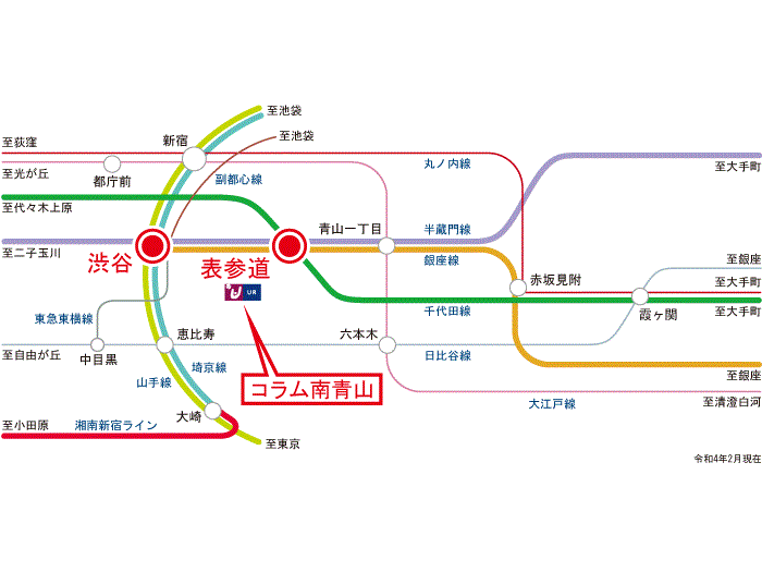 apartment 港区南青山7-1-5

住棟配置図