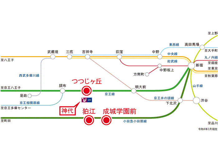 apartment 調布市西つつじヶ丘4-23

住棟配置図