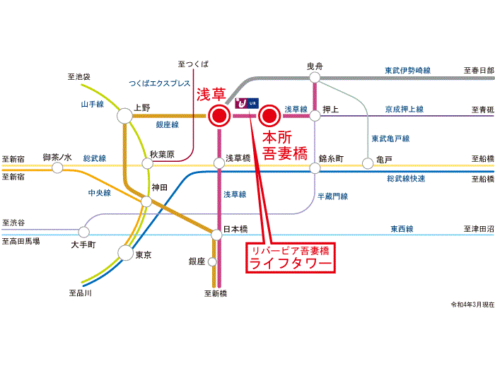 apartment 墨田区吾妻橋1-23-30

住棟配置図