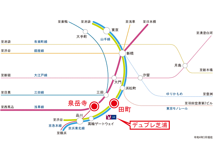 apartment 港区芝浦4-7-5

住棟配置図