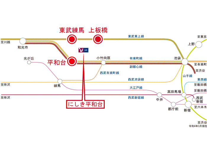 apartment 練馬区平和台1-37ほか

住棟配置図