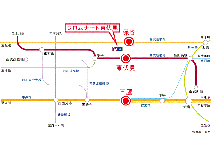 apartment 西東京市富士町1-7

住棟配置図