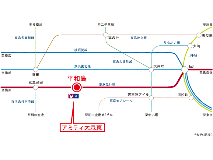 apartment 大田区大森東1-24ほか

住棟配置図