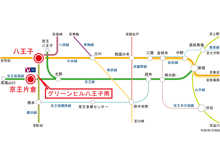 apartment 八王子市子安町3-35-22

住棟配置図