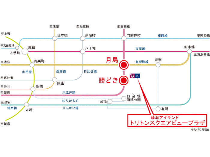 apartment 中央区晴海1-6

住棟配置図