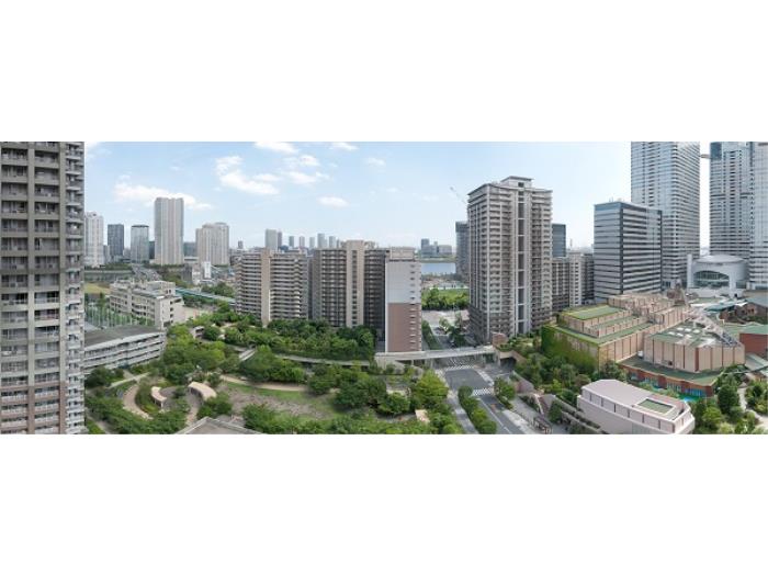 apartment 中央区晴海1-6

住棟配置図