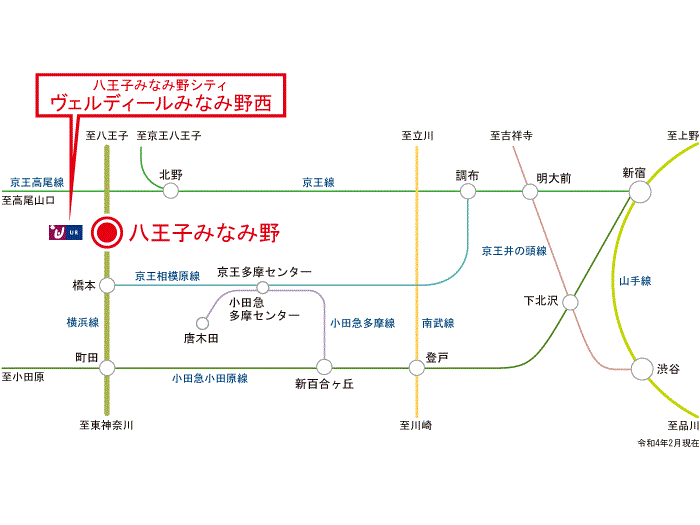 apartment 八王子市みなみ野1-11

住棟配置図