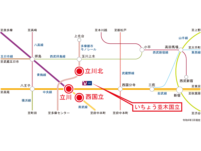 apartment 国立市北3-35-1ほか

住棟配置図