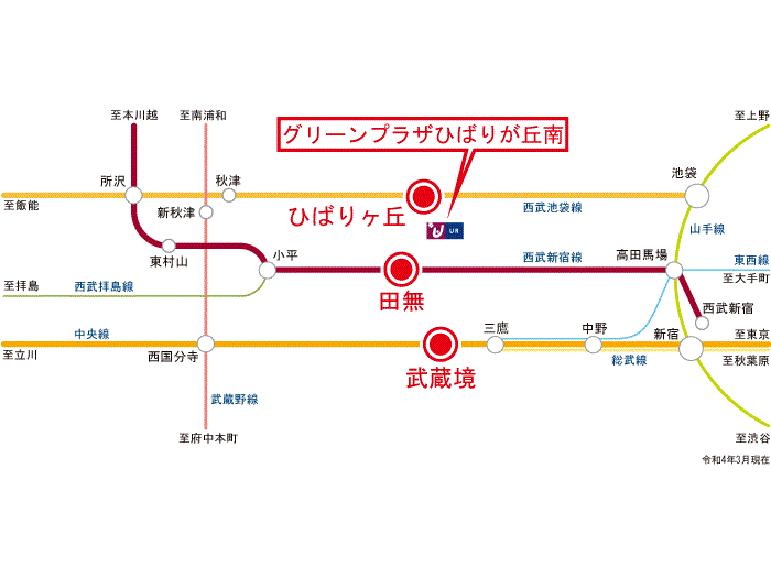 apartment 西東京市谷戸町1-22-1ほか

住棟配置図