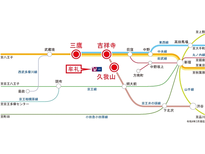 apartment 三鷹市牟礼6-23

住棟配置図