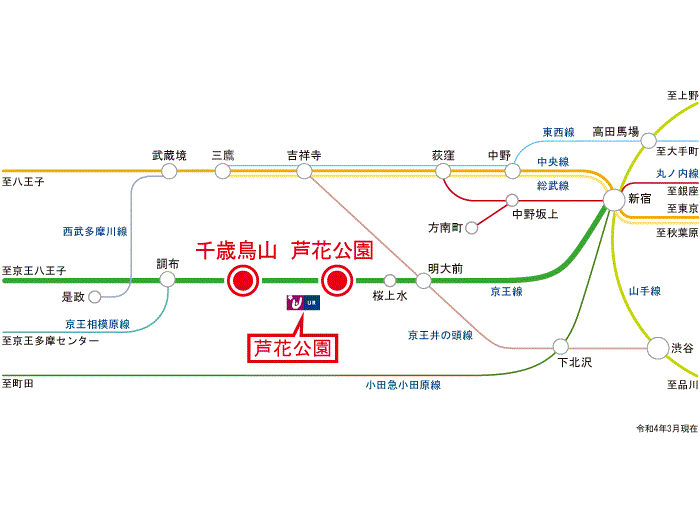 apartment 世田谷区南烏山2-30

住棟配置図