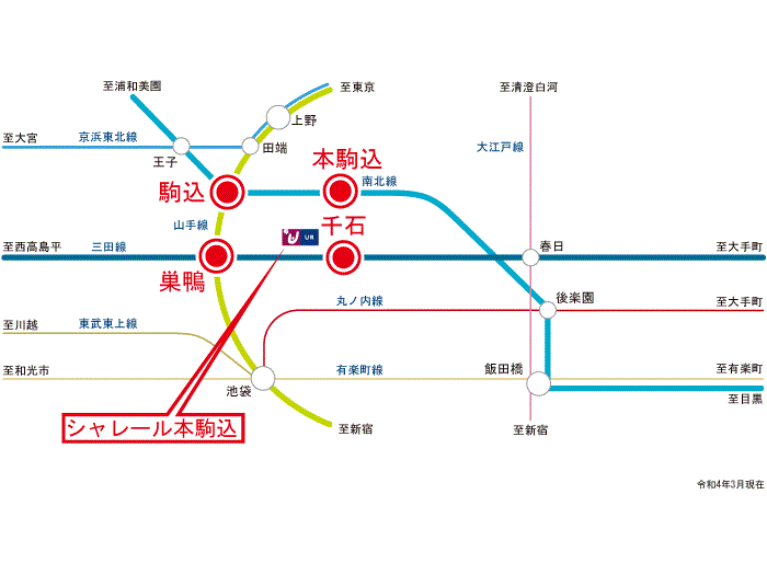 apartment 文京区本駒込2-12-16

住棟配置図