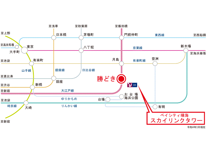 apartment 中央区晴海3-6-8

住棟配置図