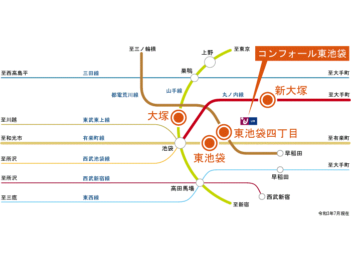 apartment 豊島区東池袋5丁目15番13

住棟配置図