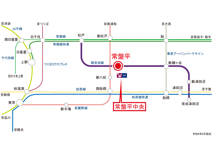 apartment 松戸市常盤平3-30-2

住棟配置図