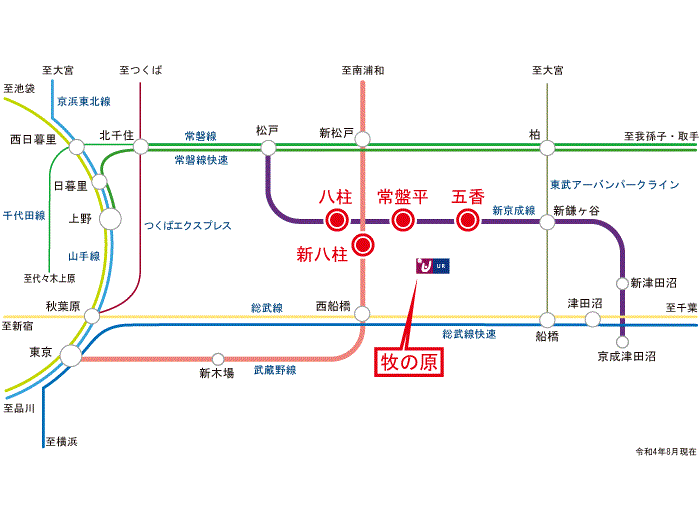 apartment 松戸市牧の原435-1ほか

住棟配置図