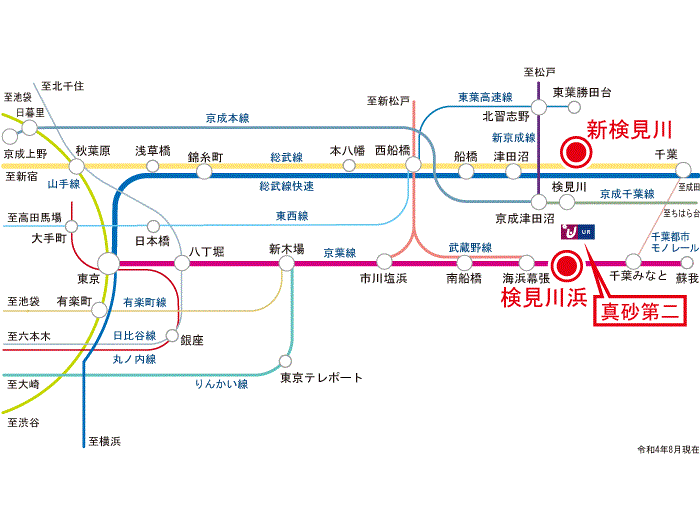 apartment 千葉市美浜区真砂3-13

住棟配置図