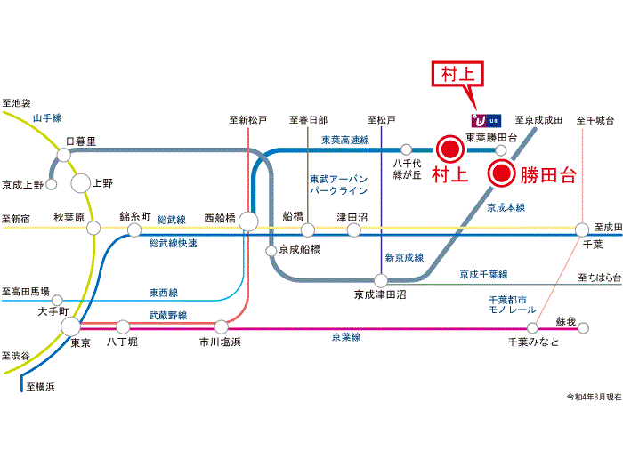 apartment 八千代市村上1113-1

住棟配置図