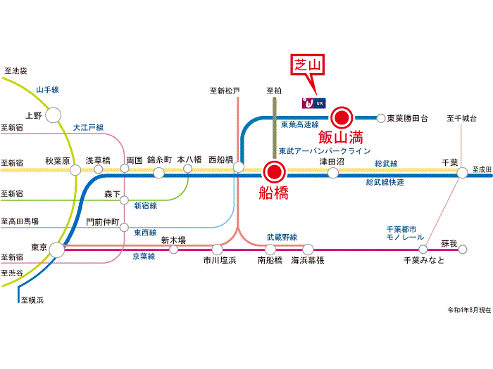 apartment 船橋市芝山1-40ほか

住棟配置図