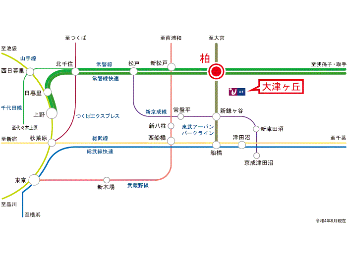 apartment 柏市大津ケ丘3-1ほか

住棟配置図