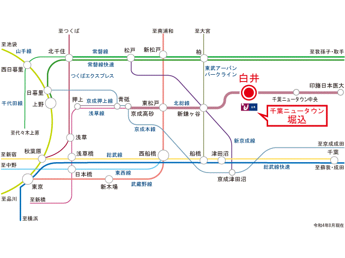 apartment 白井市堀込1-5

住棟配置図