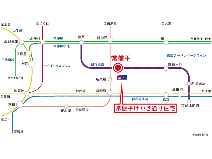 apartment 松戸市常盤平7-20-3

住棟配置図