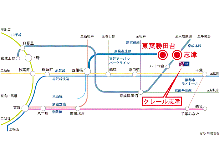apartment 佐倉市西志津3-1

住棟配置図
