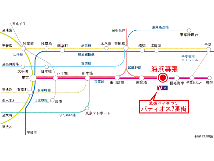 apartment 千葉市美浜区打瀬1-5 パティオス7番街

住棟配置図