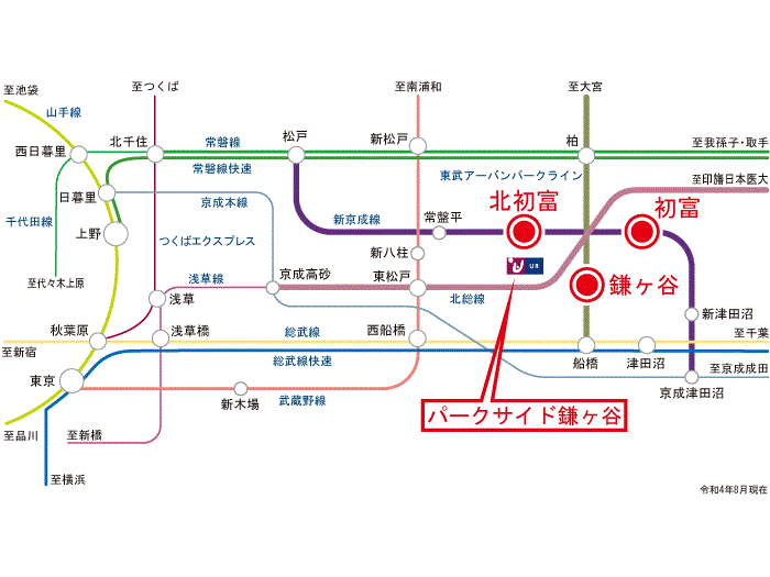 apartment 鎌ケ谷市東中沢2-21ほか

住棟配置図