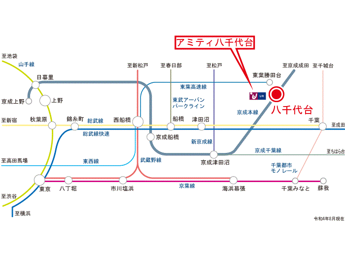 apartment 八千代市八千代台西6-2

住棟配置図