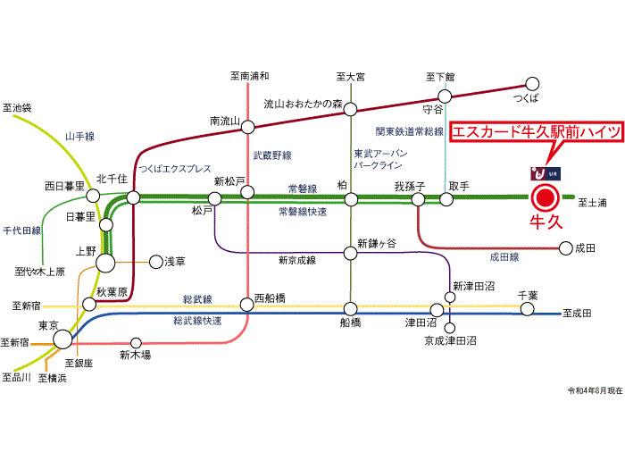 apartment 牛久市牛久町280

住棟配置図