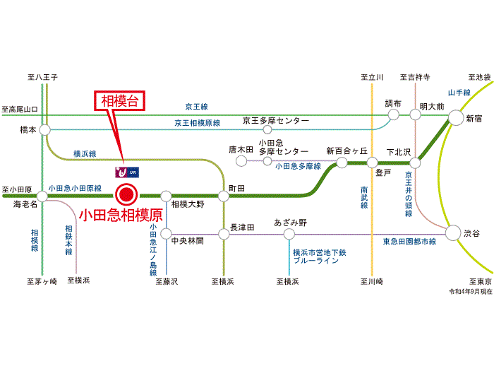 apartment 相模原市南区相模台団地

住棟配置図